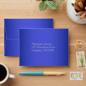 Blue Return Address Envelope for Reply Card (Desk)