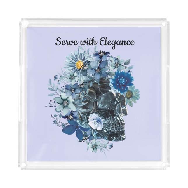 BLUE REVERIE ACRYLIC TRAY (Front)