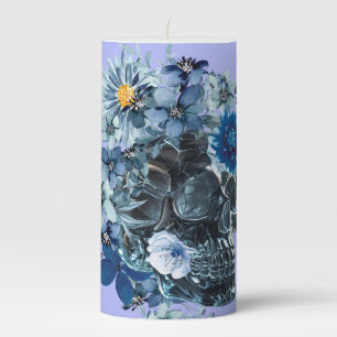 Blue Reverie Pillar Candle