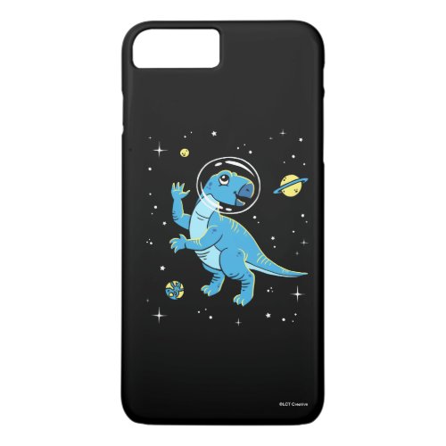 Blue Rhabdodon Dinos In Space iPhone 8 Plus7 Plus Case