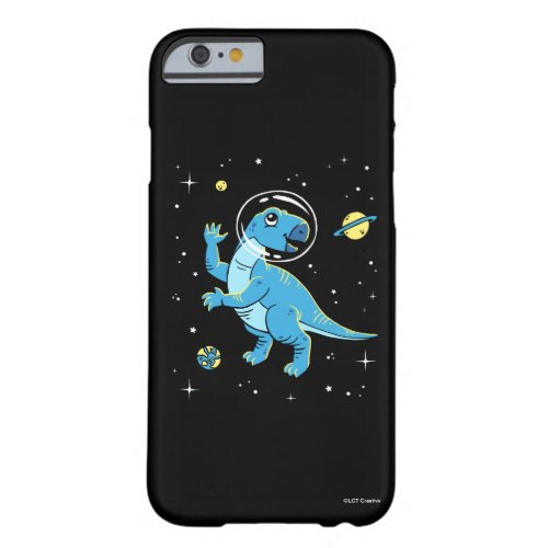 Blue Rhabdodon Dinos In Space Barely There iPhone 6 Case