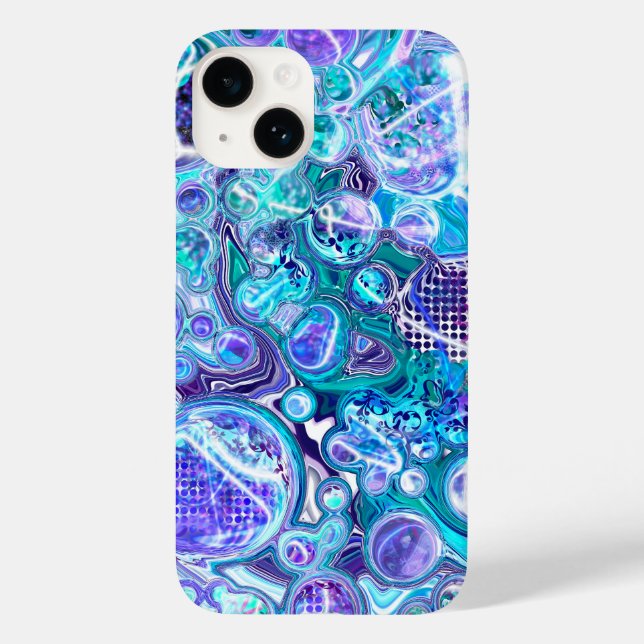 Blue Rhapsody | Abstract Art Case-Mate iPhone Case (Back)