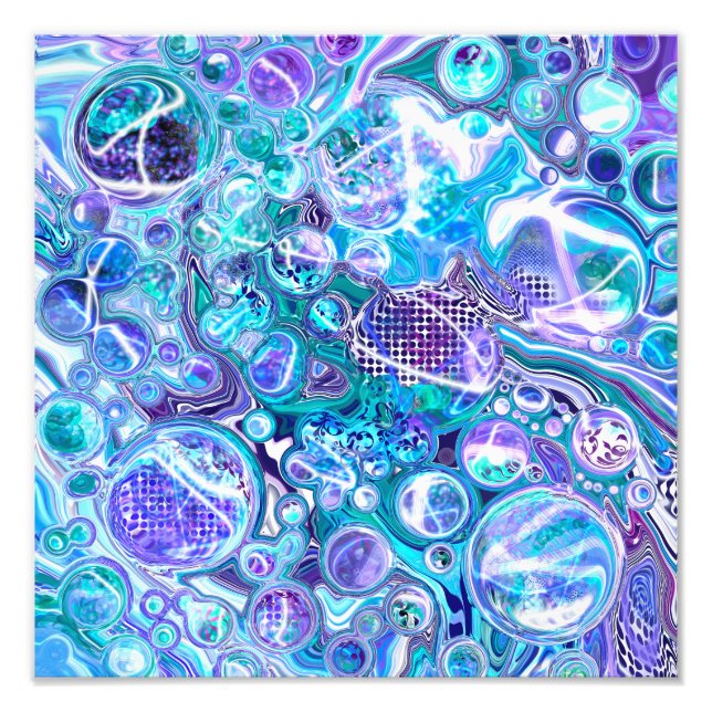 Blue Rhapsody | Abstract Art Photo Print (Front)