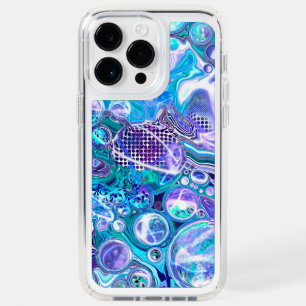 Blue Rhapsody   Abstract Art Speck iPhone 14 Pro Max Case