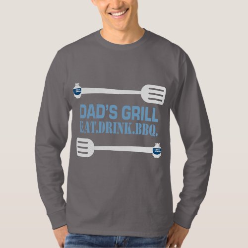 Blue Rhino Dads Grill Long Sleeve T_Shirt