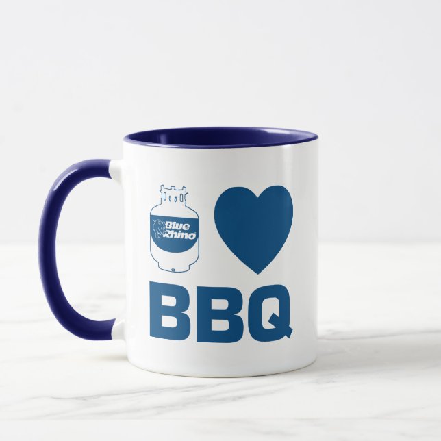 Blue Rhino "I Heart BBQ" Mug (Left)