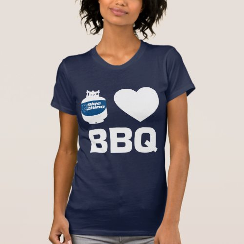 Blue Rhino I Heart BBQ Womens T_Shirt