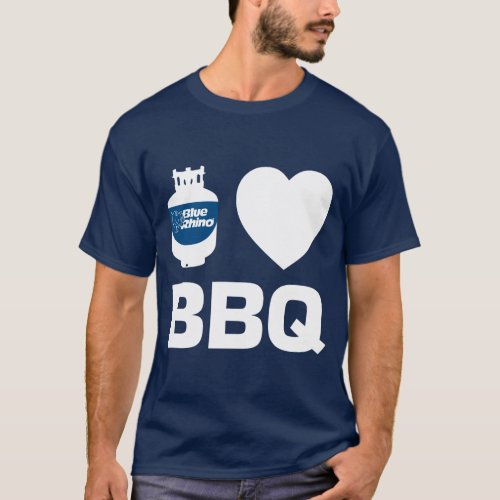 Blue Rhino I Heat BBQ Mens T_Shirt