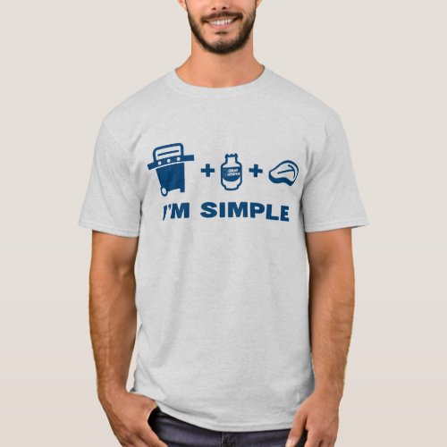Blue Rhino Im Simple Mens T_Shirt
