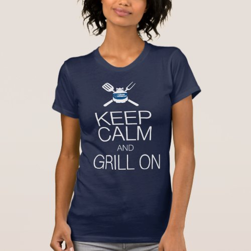 Blue Rhino Keep Calm Grill On T_Shirt