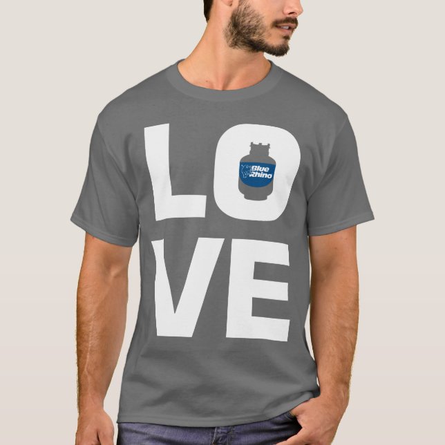 Blue Rhino "Love" Men's T-Shirt (Front)