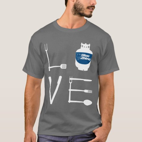 Blue Rhino Love Utensils Mens T_Shirt