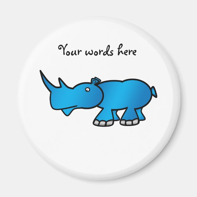 Blue rhino magnet (Front)