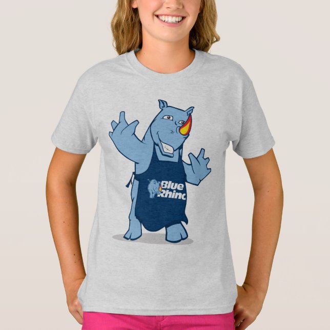 Blue Rhino "Rhino" Girls' T-Shirt (Front)