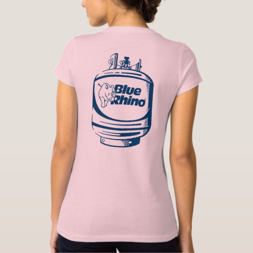 Blue Rhino Tank Pink Womens T_Shirt