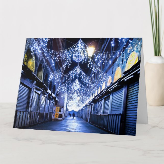 BLUE RIALTO Jumbo Greeting Card (Front)