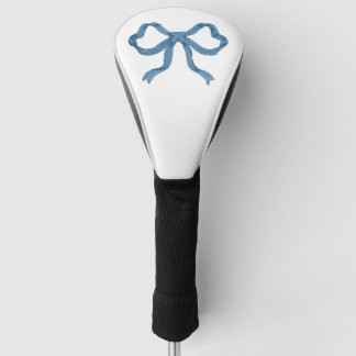 Blue Ribbon Bow Golf Head Cover