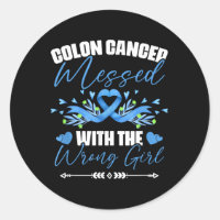 Blue Ribbon Colon Cancer Girl Survivor Colorectal
