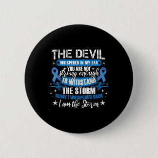 Blue Ribbon _ Colonscopy Colorectal Colon Cancer W Button