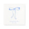 Blue Ribbon Coquette Personalized Napkins