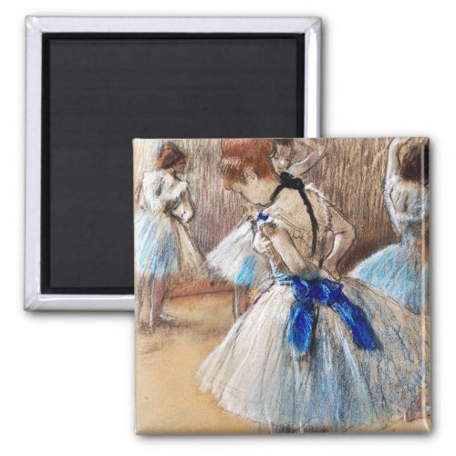 Blue Ribbon Dancer Edgar Degas Magnet