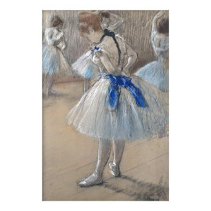 Blue Ribbon Dancer Edgar Degas Photo Print