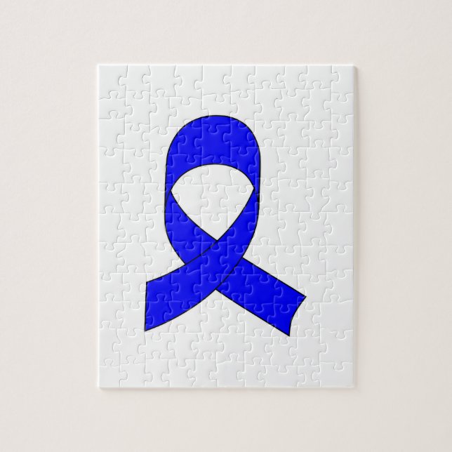 Blue Ribbon Drawing Jigsaw Puzzle (Vertical)