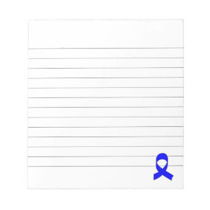 Blue Ribbon Drawing Lined Notepad