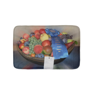 Blue Ribbon Fruit Bowl Bathroom Mat