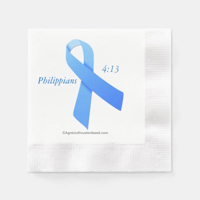 Blue Ribbon Napkins (Front)