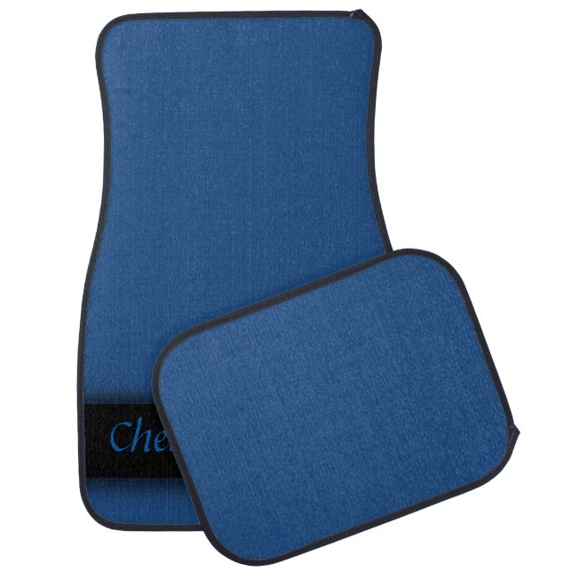 Blue Ribbon Personalized Car Mat (Set)