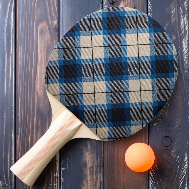 Blue Ribbon Plaid Ping Pong Paddle (Creator Uploaded)