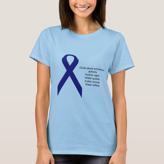 Blue ribbon shirt (Front)
