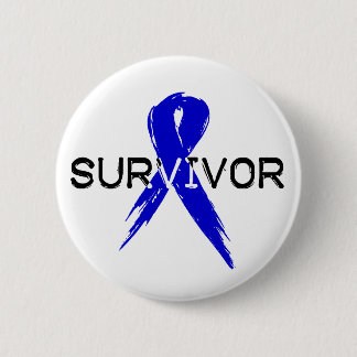 Blue Ribbon -Survivor Button