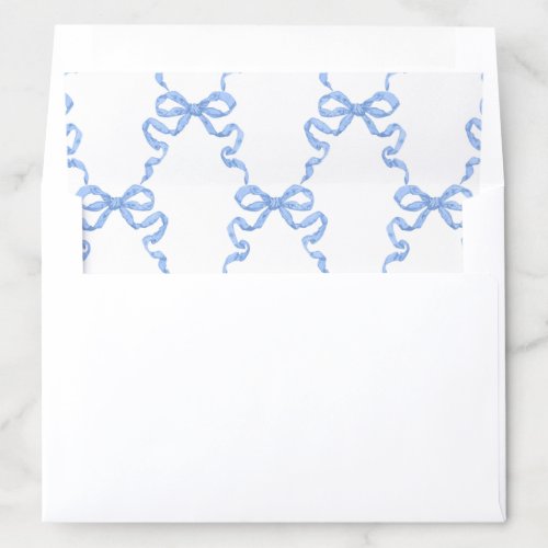 Blue Ribbon Trellis  Envelope Liner
