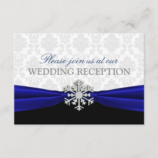 Blue Ribbon Winter Wedding Reception Enclosure (Front)