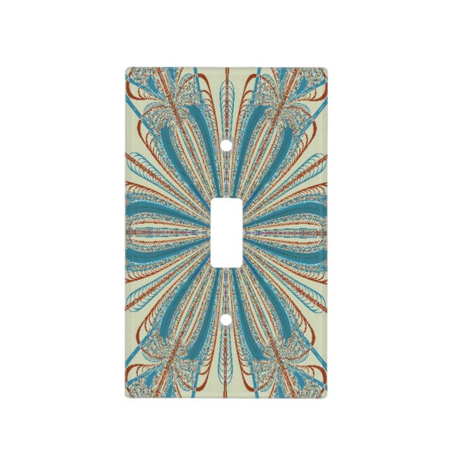 Blue Ribbons Light Switch Cover (Front)