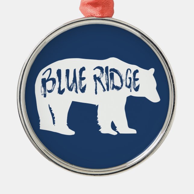 Blue Ridge Bear Metal Ornament (Front)