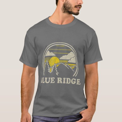 Blue Ridge Georgia GA  Vintage Hiking Mountains T_Shirt