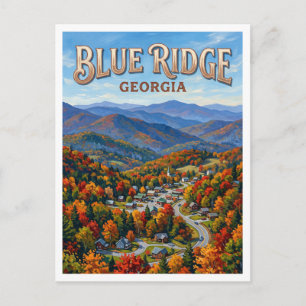 Blue Ridge Georgia Postcard