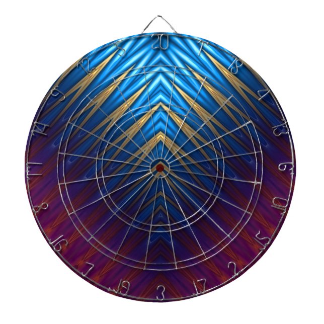 Blue Ridge Gold Dartboard With Darts (Front)