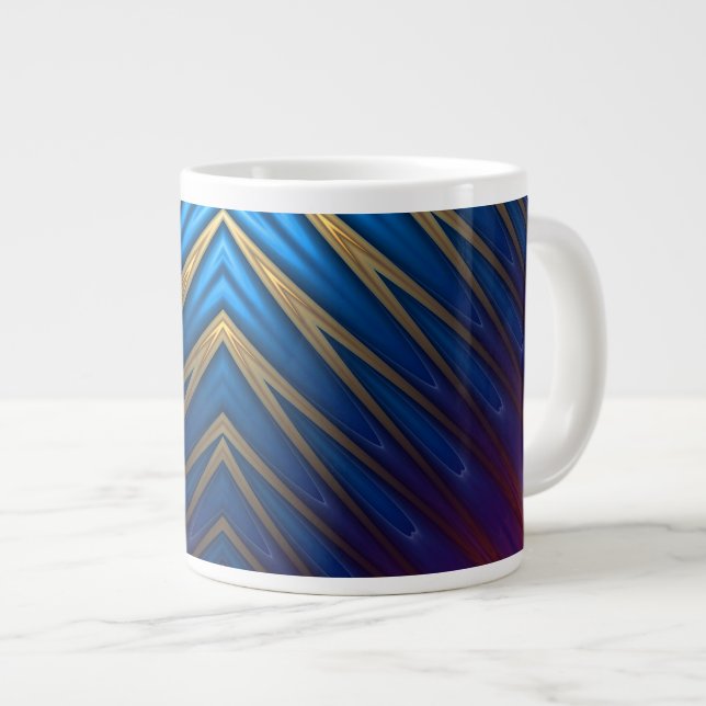 Blue Ridge Gold Giant Coffee Mug (Front Right)
