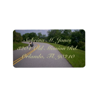 Blue Ridge Motorcycle Ride Label