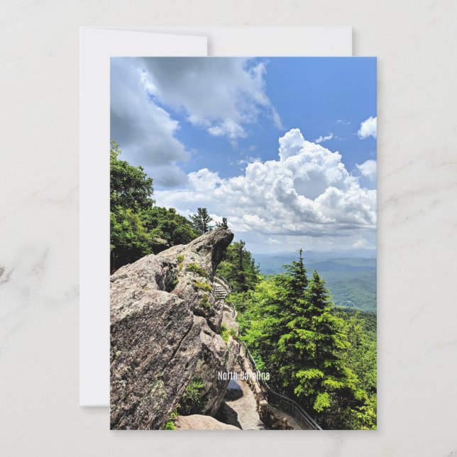 Blue Ridge Mountain, North Carolina Card (Front)