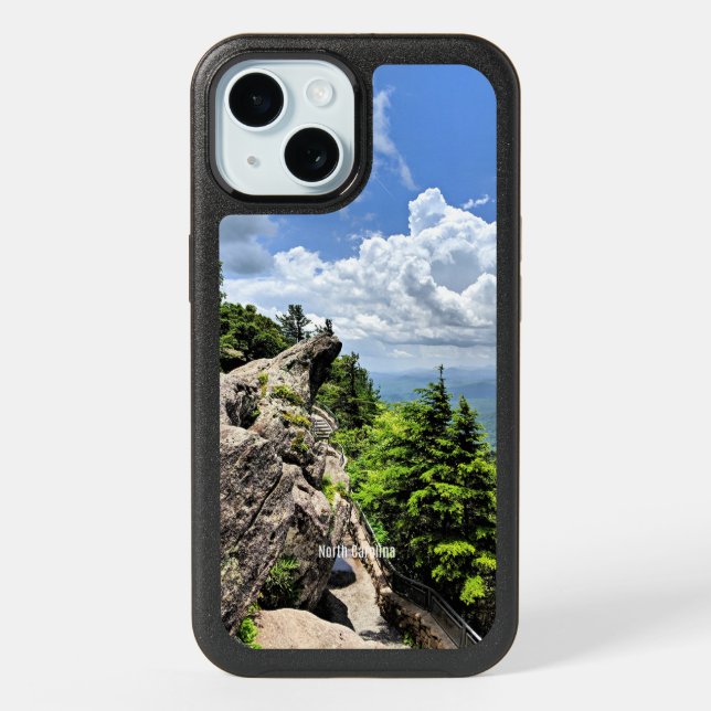 Blue Ridge Mountain, North Carolina, iPhone 15 Case (Back)