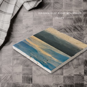 Blue Ridge Mountains Appalachian Virginia Trivet
