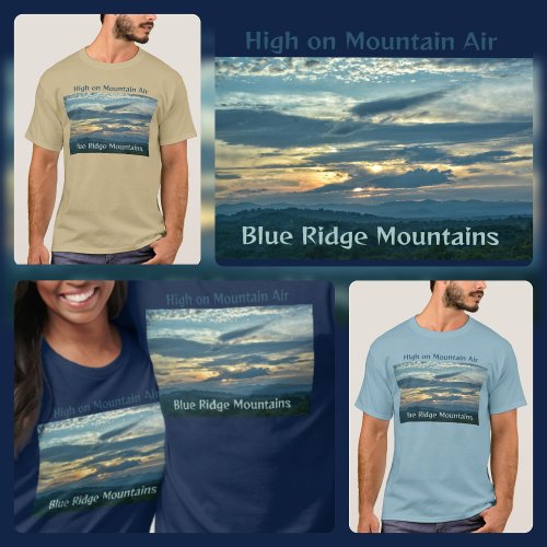 Blue Ridge Mountains Asheville North Carolina T_Shirt