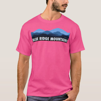 Blue Ridge Mountains Baseball Sleeve T-Shirt