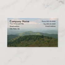 Blue Ridge Mountains Business Card