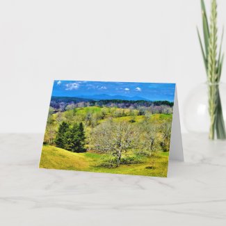 Blue Ridge Mountains, card